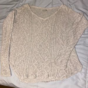 Abercrombie Crochet Knit Sweater Top